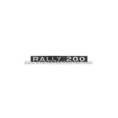 Embleme de coque arrière Vespa 200 Rally 1° Série